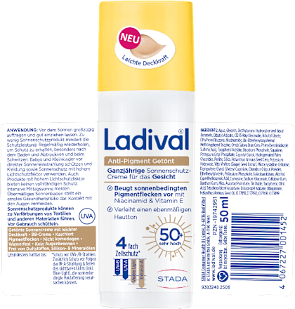Ladival Anti-Pigment Getönt Sonnenschutz-Creme LSF50+  Ladival
