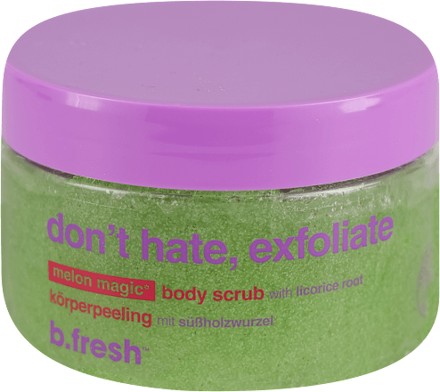 don’t Hate, exfoliate piling za telo b.fresh
