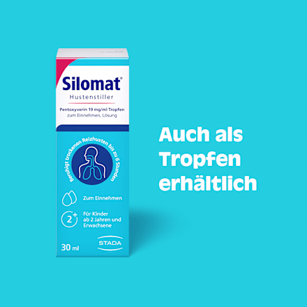 SILOMAT gegen Reizhusten Pentoxyverin 1,35 mg/ml Saft  Silomat