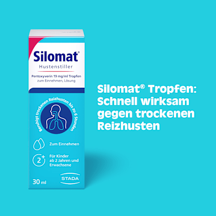 Silomat Hustenstiller Pentoxyverin  19 mg/ml Tropfen Silomat