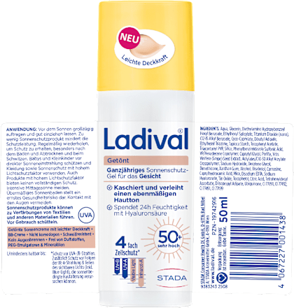 Ladival Getönt Sonnenschutz-Gel LSF50+  Ladival