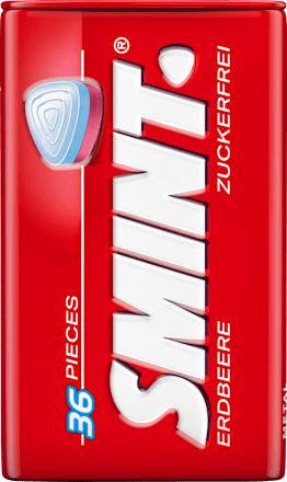 Pastillen, Erdbeere, zuckerfrei (36 Stück) Smint