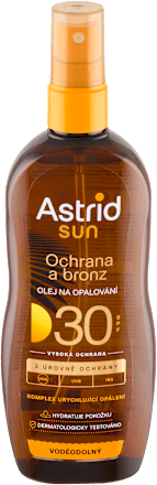sun olej na opalování ve spreji SPF30 Astrid