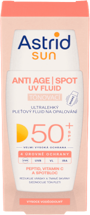sun pleťový fluid Anti Age SPF50+ Astrid