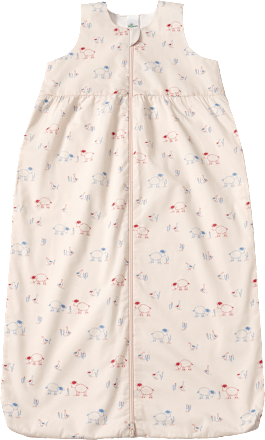 Schlafsack 1 TOG mit Schaf-Muster, weiß, 90 cm ALANA