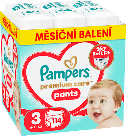 plenkové kalhotky, velikost 3 Pampers Premium Care