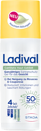 Ladival Gerötete Haut Getönt Sonnenschutz-Gel Gesicht LSF50+ Ladival