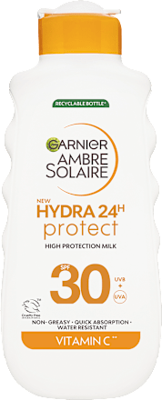 Слънцезащитно мляко Hydra 24H Protect SPF 30 GARNIER AMBRE SOLAIRE
