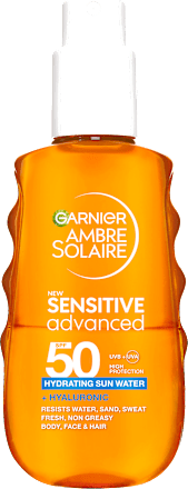 Слънцезащитна двуфазна вода SPF 50 GARNIER AMBRE SOLAIRE