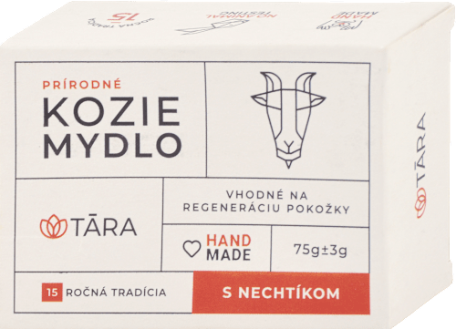 Prírodné kozie mydlo s nechtíkom TĀRA