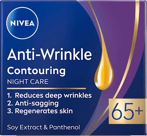 Anti-Wrinkle Contouring noćna krema za lice 65+ NIVEA