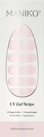 UV Nagelfolien Glittery Babyboomer Maniko