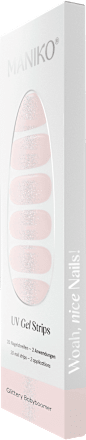 UV Nagelfolien Glittery Babyboomer Maniko