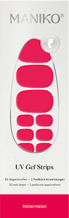 UV Nagelfolien Pediküre Watermelon  Maniko