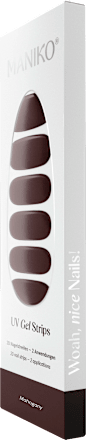UV Nagelfolien Mahogany Maniko