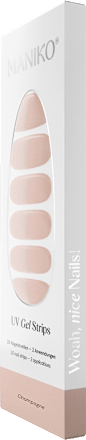 UV Nagelfolien Champagne Maniko