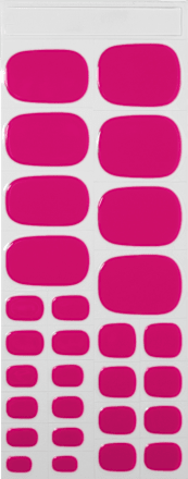 UV Nagelfolien Pediküre Raspberry Maniko