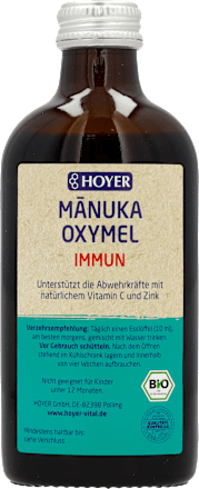 Immunsaft Manuka Oxymel HOYER