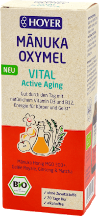 Vitalsaft Mānuka Oxymel Active Aging HOYER