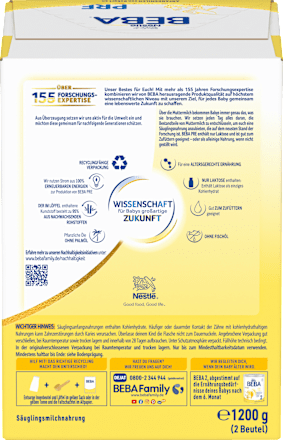 Anfangsmilch Pre von Geburt an Nestlé BEBA