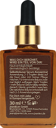 Selbstbräuner Tropfen the face glow Jean&Len