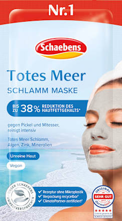 Gesichtsmasken Totes Meer (10St.x15 ml) Schaebens