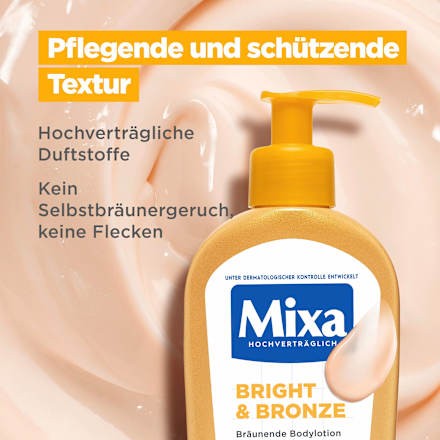 Bodylotion bräunend Bright & Bronze Mixa