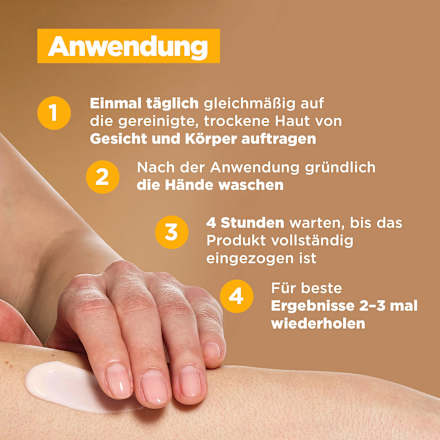 Bodylotion bräunend Bright & Bronze Mixa