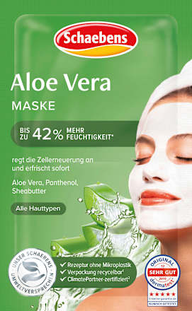 Gesichtsmaske Aloe Vera (2x5 ml) Schaebens
