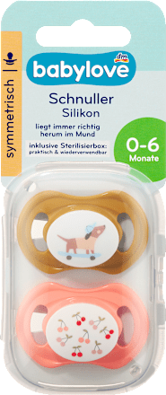 Symetrický silikónový cumlík - veľ. 1, 0 - 6 mesiacov babylove