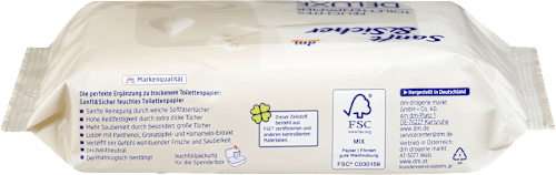 vlhčený toaletní papír Deluxe 3x50 ks Sanft&Sicher