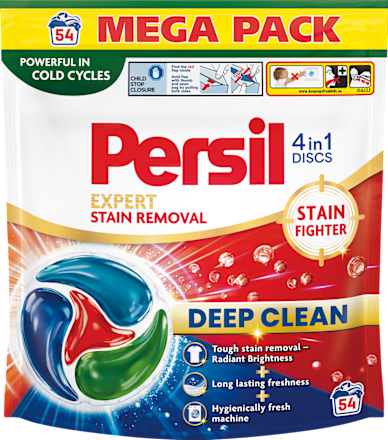 Pracie kapsuly Discs 4v1 Deep Clean Expert Stain Removal  Persil