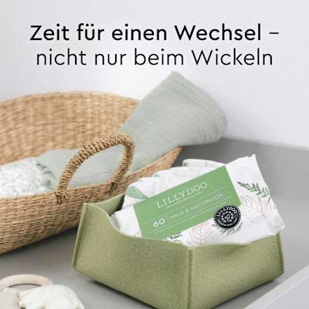 Feuchttücher Mild & Natürlich, Reisegröße LILLYDOO