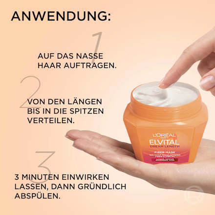 Haarmaske Fiber Dream Lenght L'ORÉAL PARiS ELVITAL