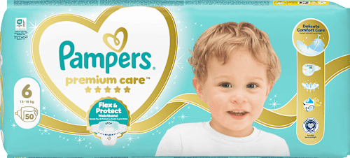 Plenice velikost 6 (13+ kg) Pampers Premium Care