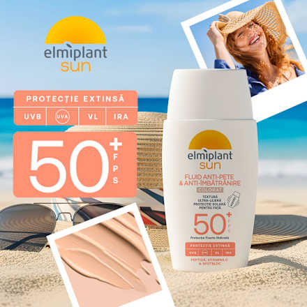 Fluid de față anti-spot SPF50+ Elmiplant