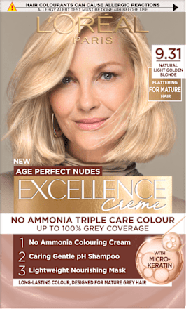 Vopsea de păr permanentă Perfect Nudes 9.31 L'ORÉAL PARiS EXCELLENCE Creme
