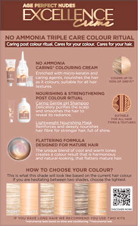 Vopsea de păr permanentă Perfect Nudes 9.31 L'ORÉAL PARiS EXCELLENCE Creme