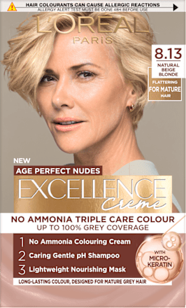 Vopsea de păr permanentă Perfect Nudes 8.13 L'ORÉAL PARiS EXCELLENCE Creme
