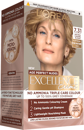 Vopsea de păr permanentă Perfect Nudes 7.31 L'ORÉAL PARiS EXCELLENCE Creme