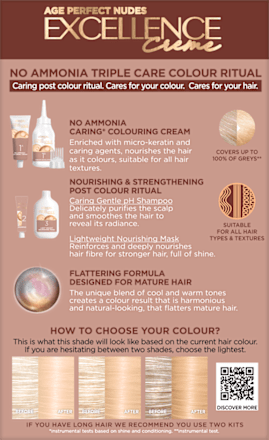 Vopsea de păr permanentă Perfect Nudes 10.13 L'ORÉAL PARiS EXCELLENCE Creme