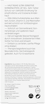 Eubos Haut&Ruhe Kinder-Sonnenlotion Ultra Sensitive LSF50+ EUBOS