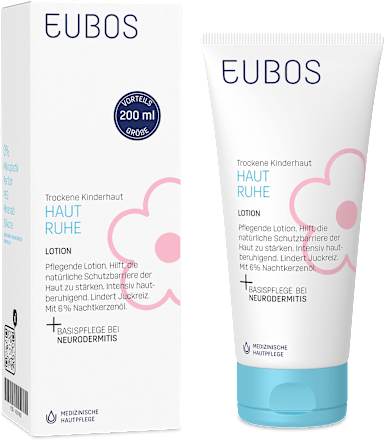 EUBOS Haut Ruhe Lotion trockene Kinderhaut EUBOS
