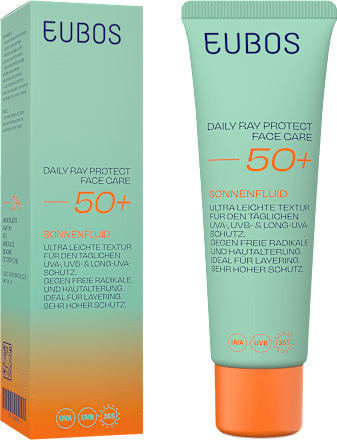 EUBOS Daily Ray Protect Fluid Gesicht LSF 50+ EUBOS