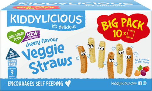 Zeleninové tyčinky so syrovou príchuťou 10x12 KIDDYLICIOUS