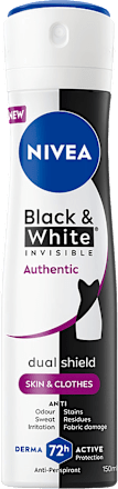 Dezodorant w spray'u Authentic Black&White  NIVEA