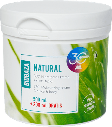 Hidratantna krema za lice i tijelo Natural Biobaza