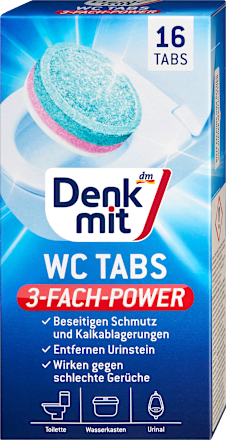 Tablete za čišćenje WC šolje (16x25g) Denkmit