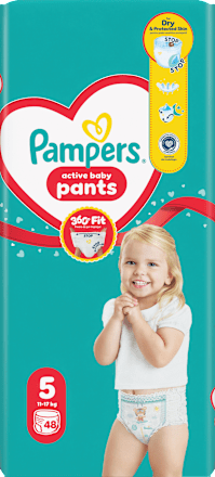 Гащички - размер 5 (11-17 kg) Pampers active baby