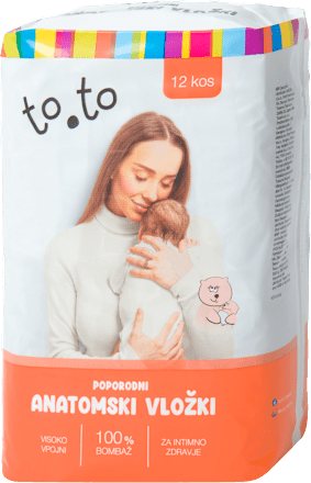 Poporodni anatomski vložki to.to